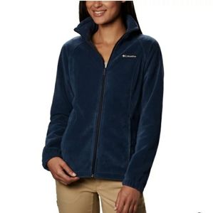 Columbia Full Zip Benton Springs Fleece in Collegiate (Navy) Blue
